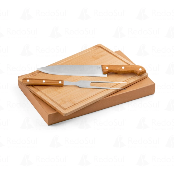 Kit Churrasco Personalizado com 3 Pecas
